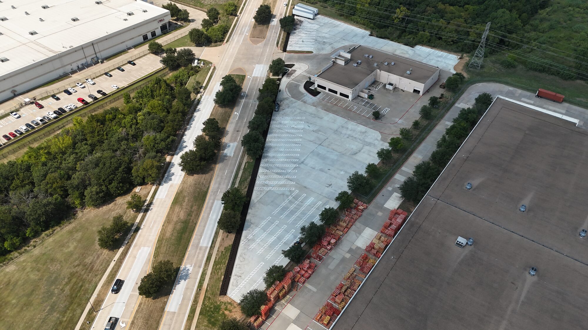 JITC work/live retail and workshop development — paving and landscaping, TX